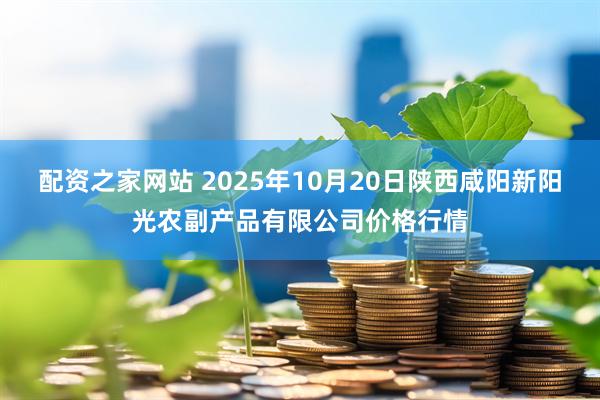 配资之家网站 2025年10月20日陕西咸阳新阳光农副产品有限公司价格行情